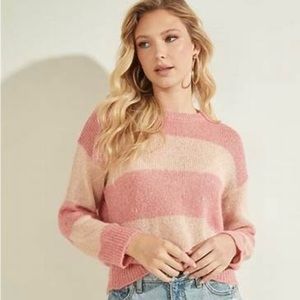NWT Guess Lorraine Stripe Sweater Small